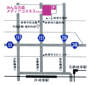 メディアコスモス地図